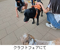 写真:クラフトフェアにて