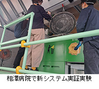 写真:相澤病院で新システム実証実験
