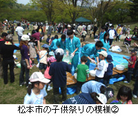 写真：松本市の子供祭りの模様２