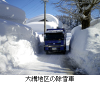 写真：大網地区の除雪車