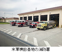 写真：米軍横田基地の消防署