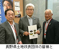 写真：長野県土地改良団体の皆様と