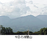 写真：今日の浅間山