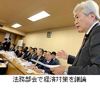 写真：法務部会で経済対策を議論