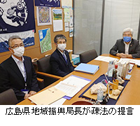 写真：広島県地域振興局長が疎法の提言