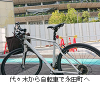 写真：代々木から自転車で永田町へ