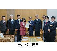 写真：菅総理に提言