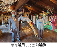 写真：蔵を活用した芸術活動