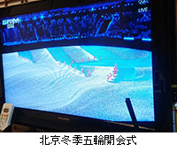 写真：北京冬季五輪開会式