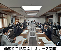 写真：高知県で脱炭素セミナーを開催