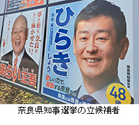 写真：奈良県知事選挙の立候補者
