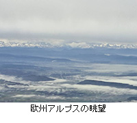 写真:欧州アルプスの眺望