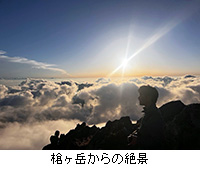 写真:槍ヶ岳からの絶景